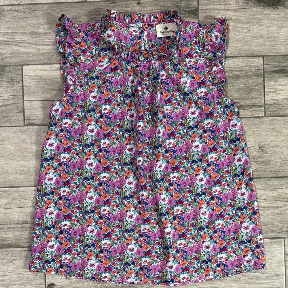Floral Sleeveless Top